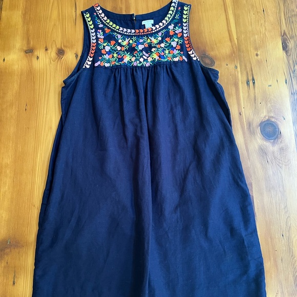 J. Crew Factory Dresses & Skirts - J. Crew Factory Blue Sleeveless Sundress Mini